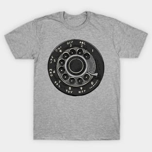 Retro Rotary Dial Phone T-Shirt
